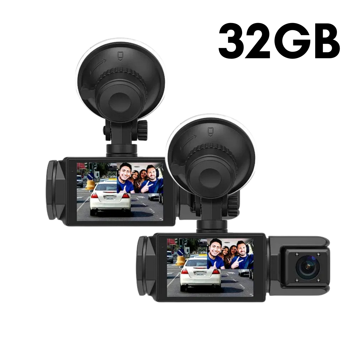 DashCam HD™ 1080p Dashcam with Rear View Camera